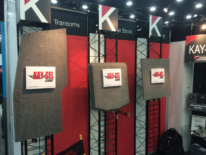 IBEX 2015 Booth showing Transoms
